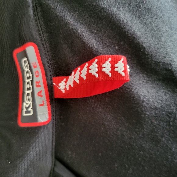 Black Kappa 222 Banda TrackJacket With Accents. Size Large - Picture 6 of 8